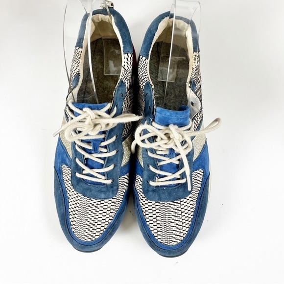 2/$30 Antonio Melani Leather Sneakers 7.5M - Picture 5 of 7